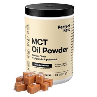 Perfect Keto MCT Oil Powder, Salted Caramel