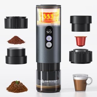 AMZCHEF Portable Coffee Maker Rechargeable