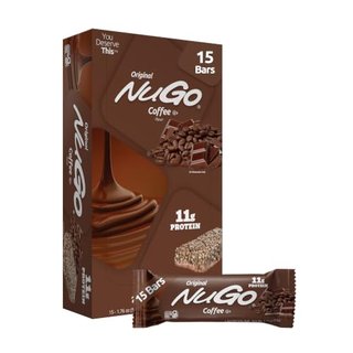 NuGo Protein Bar, Coffee, 11g Protein, Gluten Free