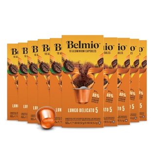 Belmio Lungo Delicato Espresso Coffee Pods - Light Roast - 10 Count