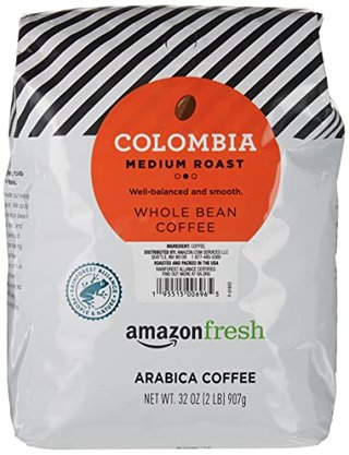 Colombia Whole Bean Coffee Medium Roast
