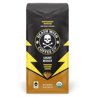 Death Wish Coffee Light Roast Ground Coffee
