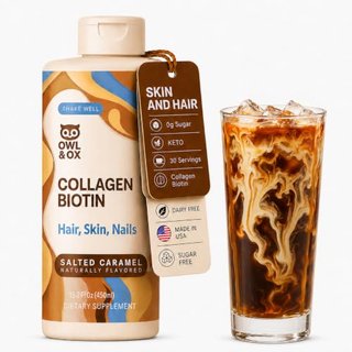 Collagen Coffee Creamer – Biotin-Infused for Healthy Hair, Skin & Nails