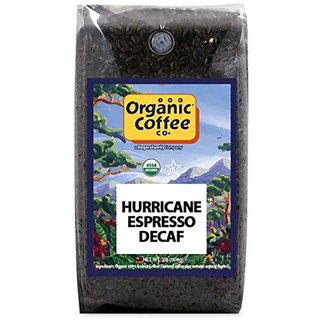 Organic Coffee Co. DECAF Hurricane Espresso Whole Bean Coffee 2LB