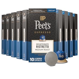 Peet's Medium Roast Decaf Espresso Capsules
