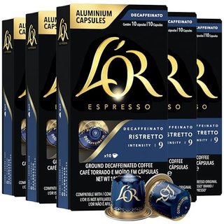 L'OR DECAF Espresso Capsules, 50 Count