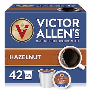 Victor Allen's Coffee Hazelnut Flavored Medium Roast Single Serve Coffee Pods