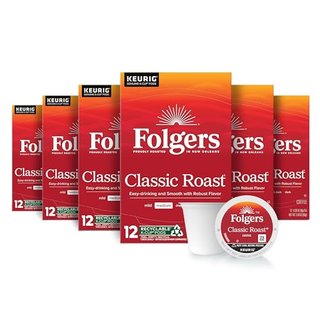 Folgers Classic Roast Medium Roast Coffee K-Cup Pods