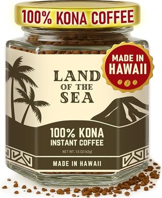 Kona Coffee 100% - Premium Freeze Dried Instant Coffee