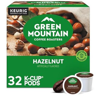 Green Mountain Coffee Roasters Hazelnut K-Cup Pods, Light Roast Coffee, 32 Count