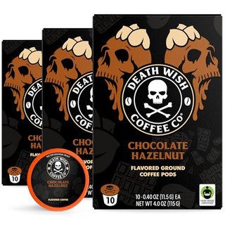 Death Wish Coffee Single Serve Pods - Dark Roast Coffee Pods