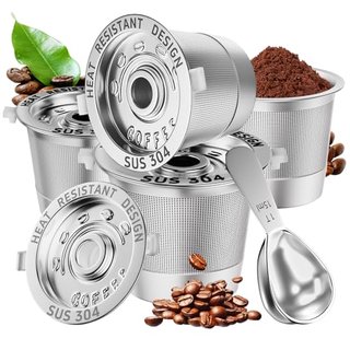 4 Pack Reusable K Cups Coffee Pods for Keurig 1.0