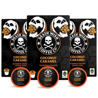 Death Wish Coconut Caramel Coffee Pods
