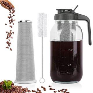 Cold Brew Coffee Maker with Stainless Steel Filter