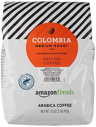 Colombia Ground Coffee, Medium Roast