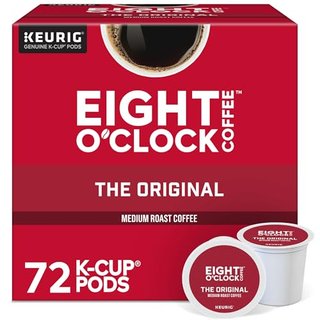 Eight O'Clock Coffee The Original Medium Roast K-Cup Pods - 72 Count