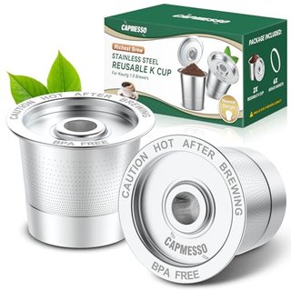 CAPMESSO Reusable K Cups for Keurig 1.0 Coffee Makers