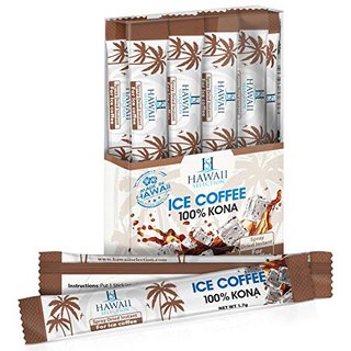 Hawaii Selection Ice Coffee 100% Kona Spray Dried Instant Sticks
