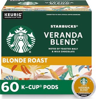 Starbucks K-Cup Coffee Pods - Blonde Roast Veranda Blend