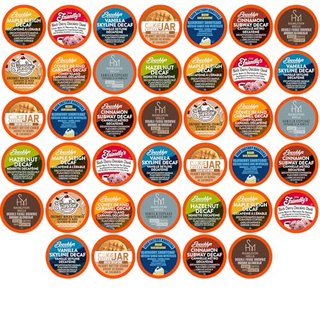 Two Rivers Coffee Decaf Flavored Coffee Pods Assorted Variety Pack